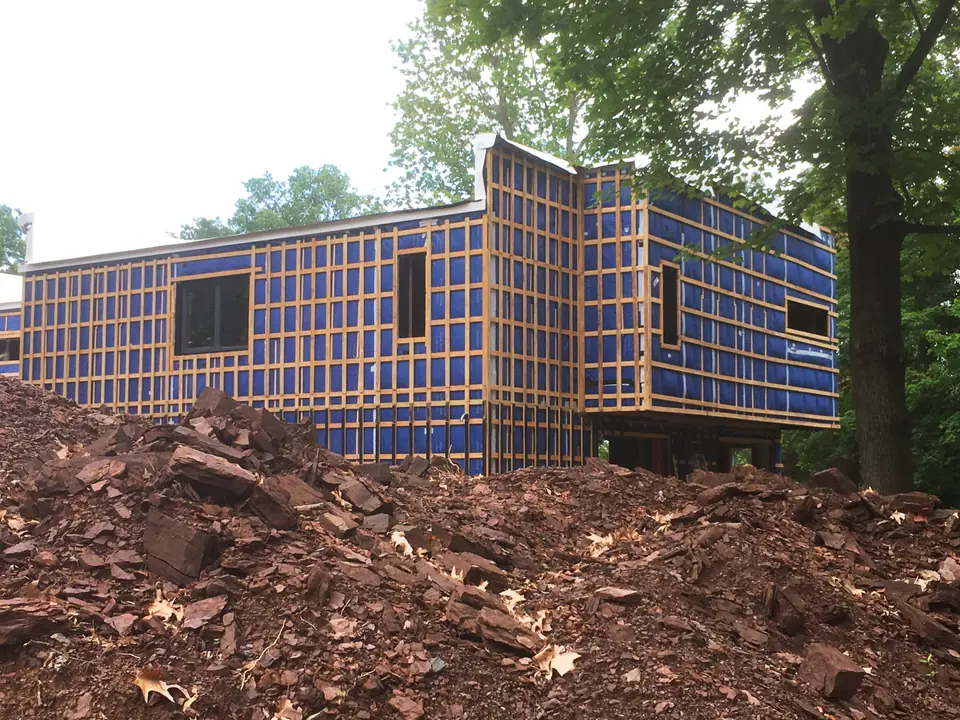 Lath "cage" system for extrerior siding